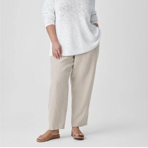 Eileen Fisher Women's Linen Ankle Pants. Size 1x